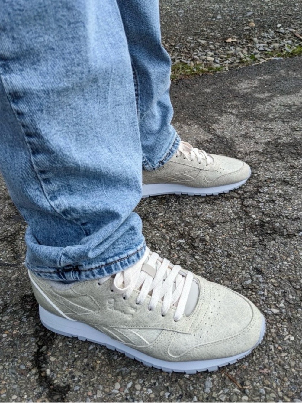 New Eames Office Reebok Classic Leather Fiberglass Sneakers Men 9.5 FZ5861 Sand